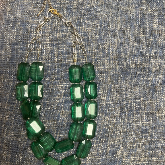 Chunky Green Necklace! - Picture 2 of 3